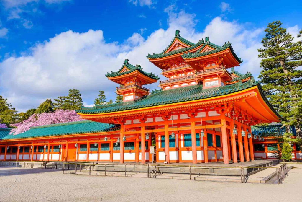 Heian-jingu -Ngôi đền nổi tiếng ở Kyoto - Nhật Bản